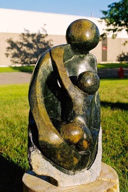 shona sculpture mother and child